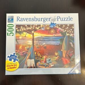 Ravensburger Cabana Retreat Beach Sunset Puzzle Sealed In Box